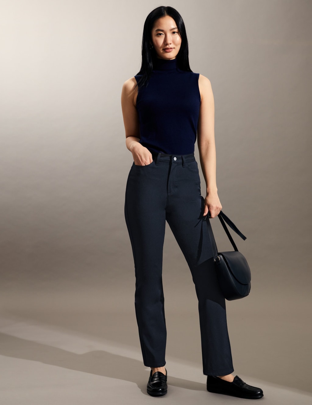 Straight Leg 5 Pocket Trousers image 4