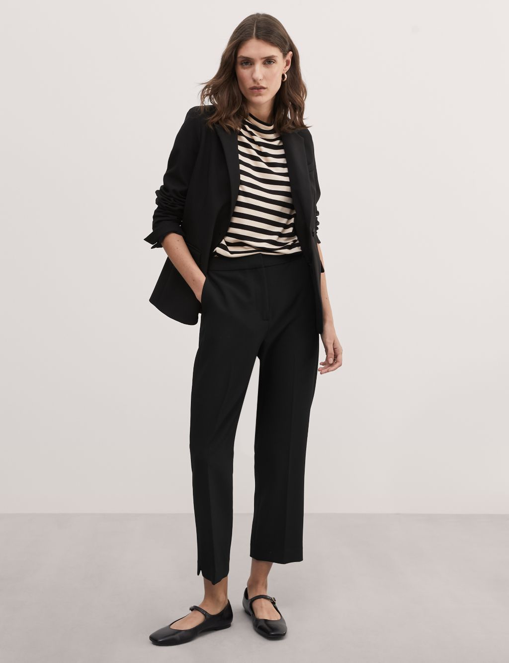 Slim Fit Trousers with Stretch image 1
