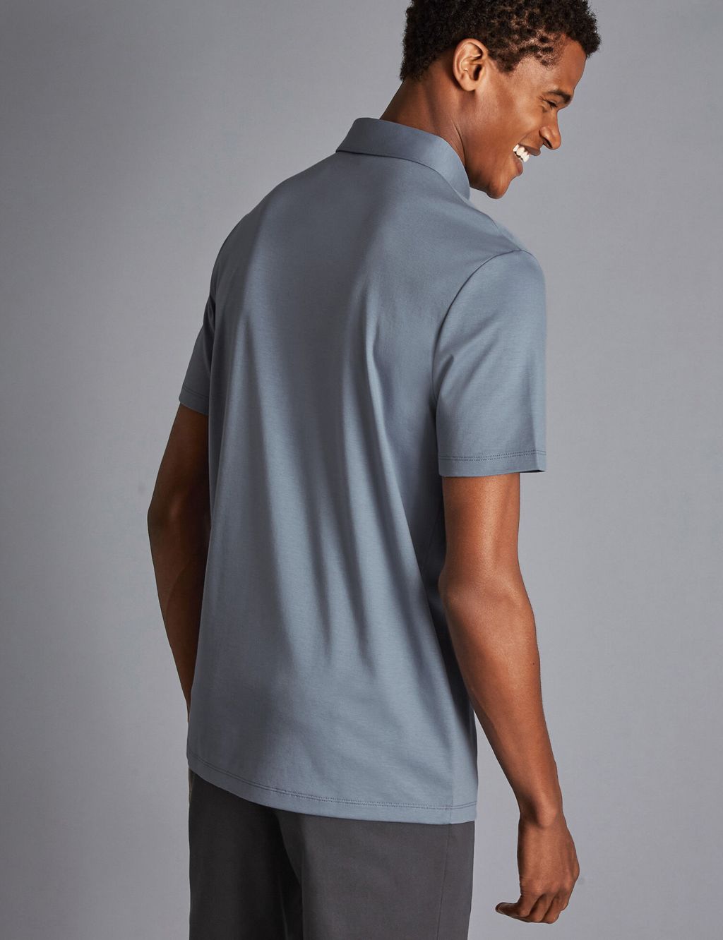 Pure Cotton Jersey Polo Shirt image 3
