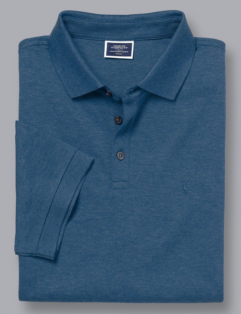 Cotton Rich Pique Polo Shirt image 1