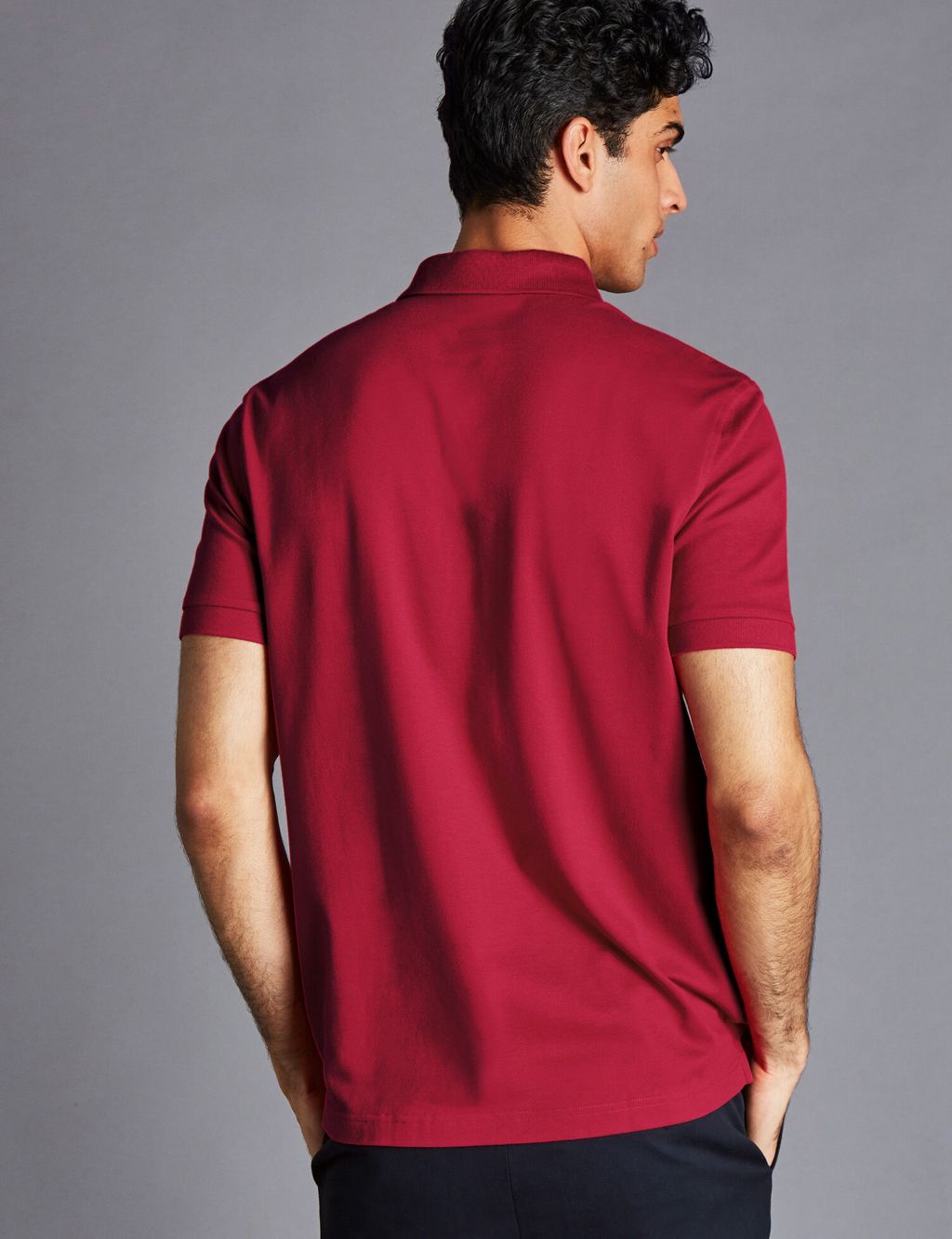 Cotton Rich Pique Polo Shirt image 4