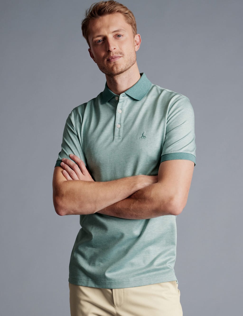 Pure Cotton Pique Polo Shirt image 1