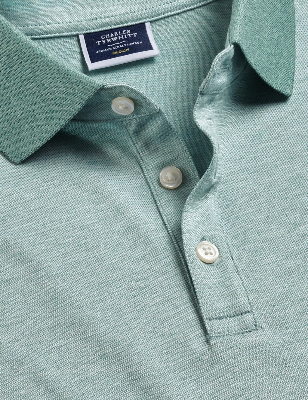 Pure Cotton Pique Polo Shirt image 4