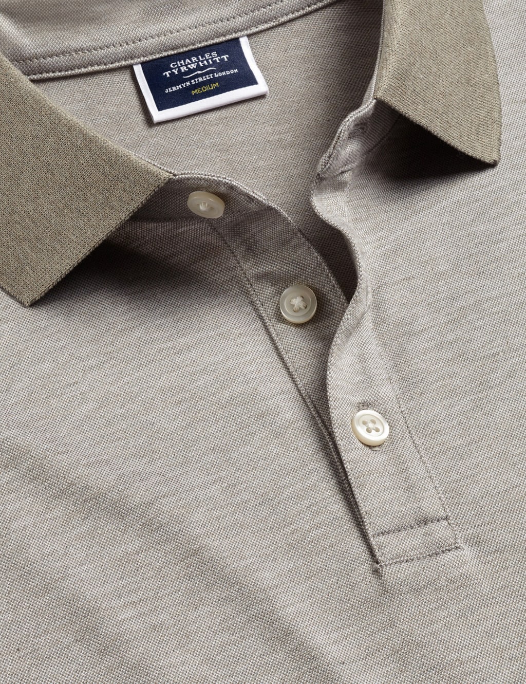 Pure Cotton Pique Polo Shirt image 3