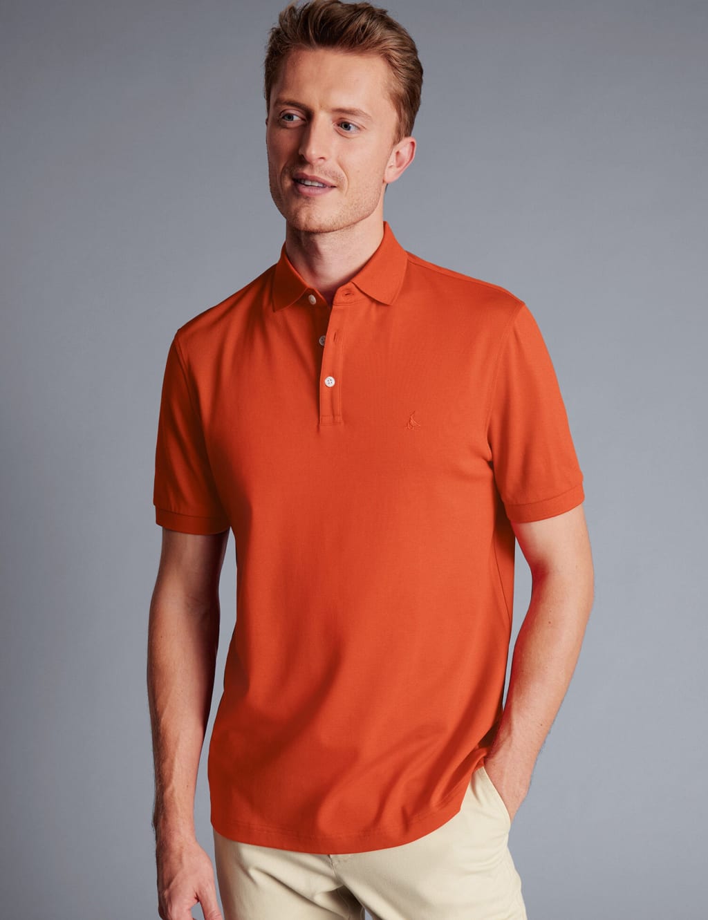 Cotton Rich Pique Polo Shirt image 1