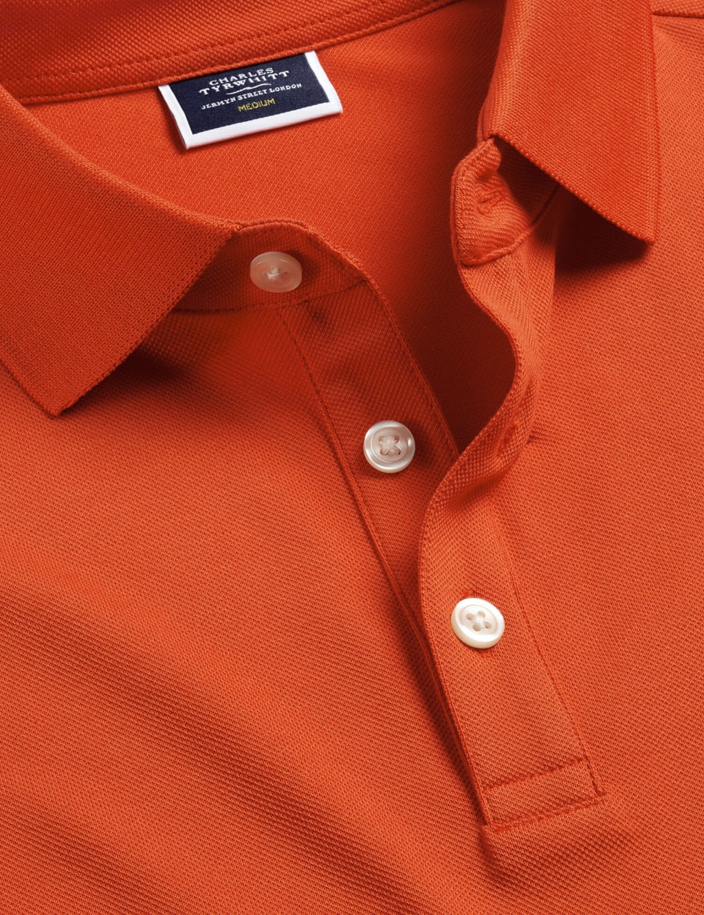 Cotton Rich Pique Polo Shirt image 3