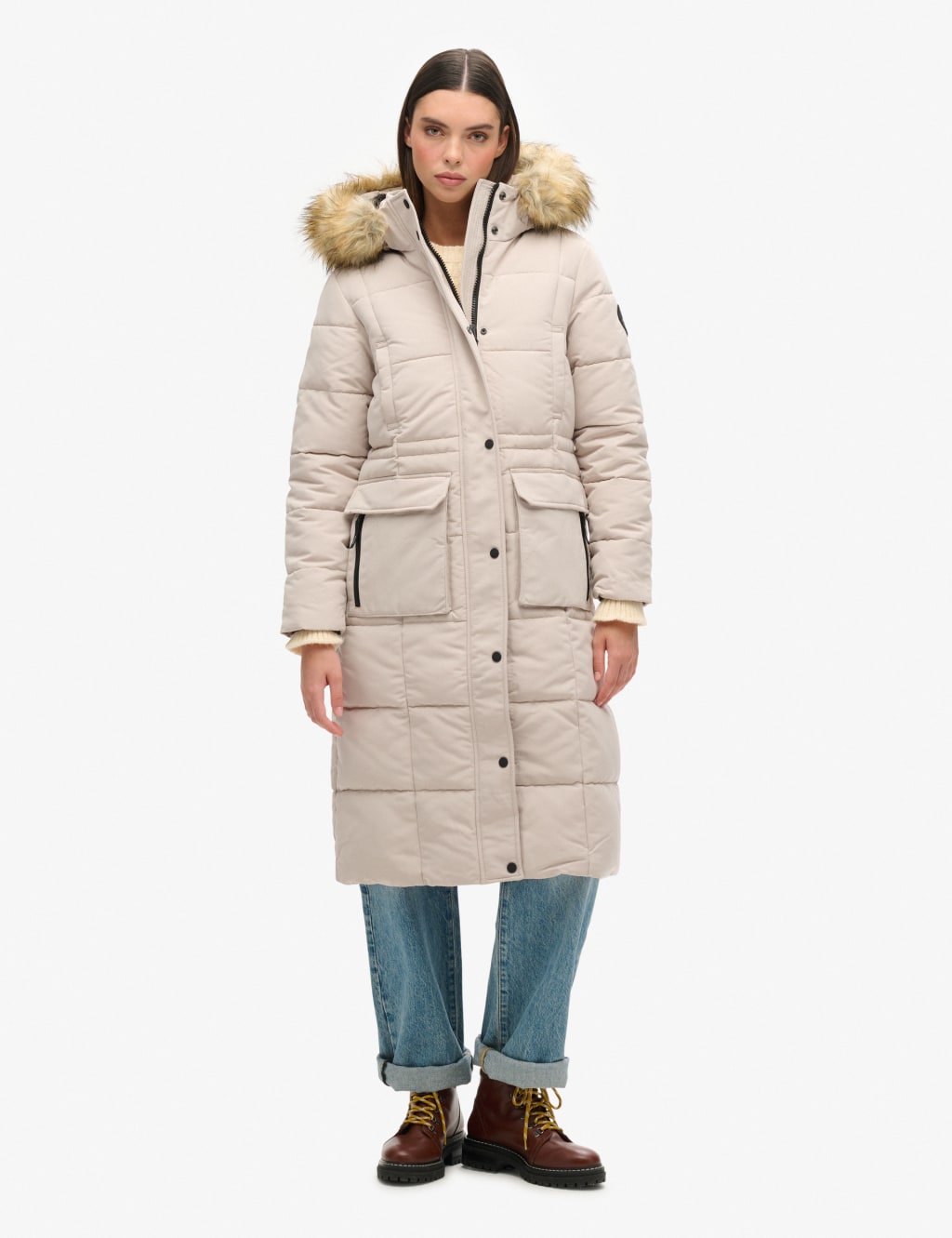 Hooded Longline Puffer Coat image 2