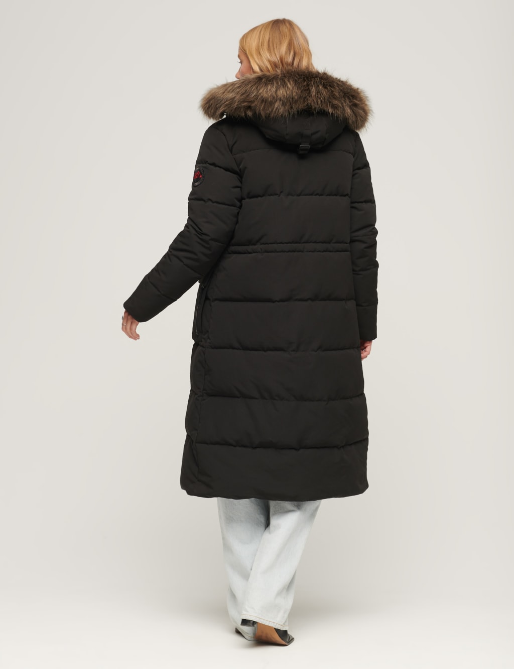 Hooded Longline Puffer Coat image 3