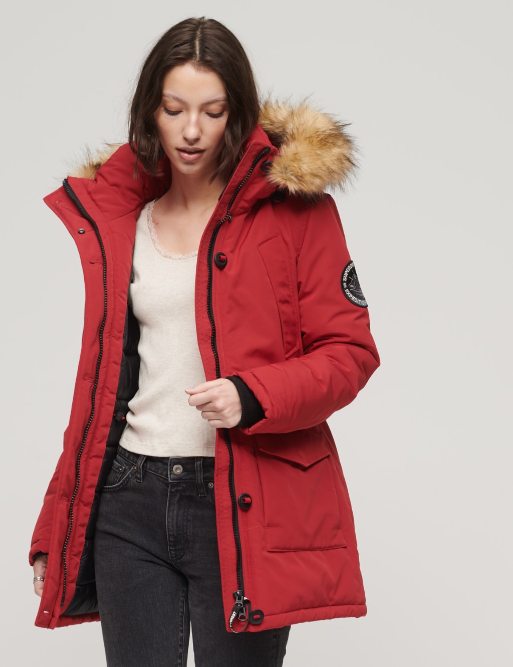 Ladies red jackets hot sale uk