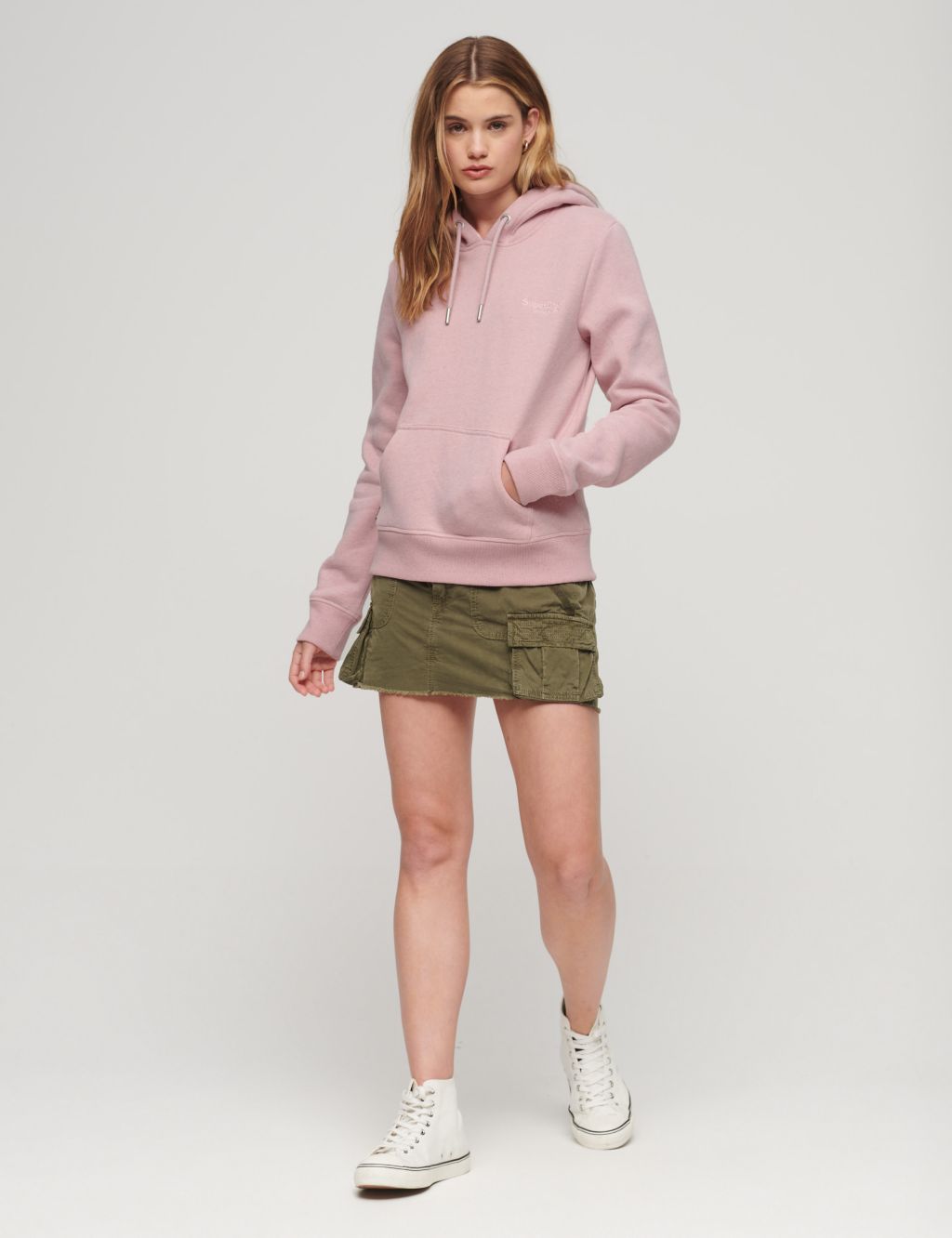 Cotton Rich Relaxed Hoodie image 2