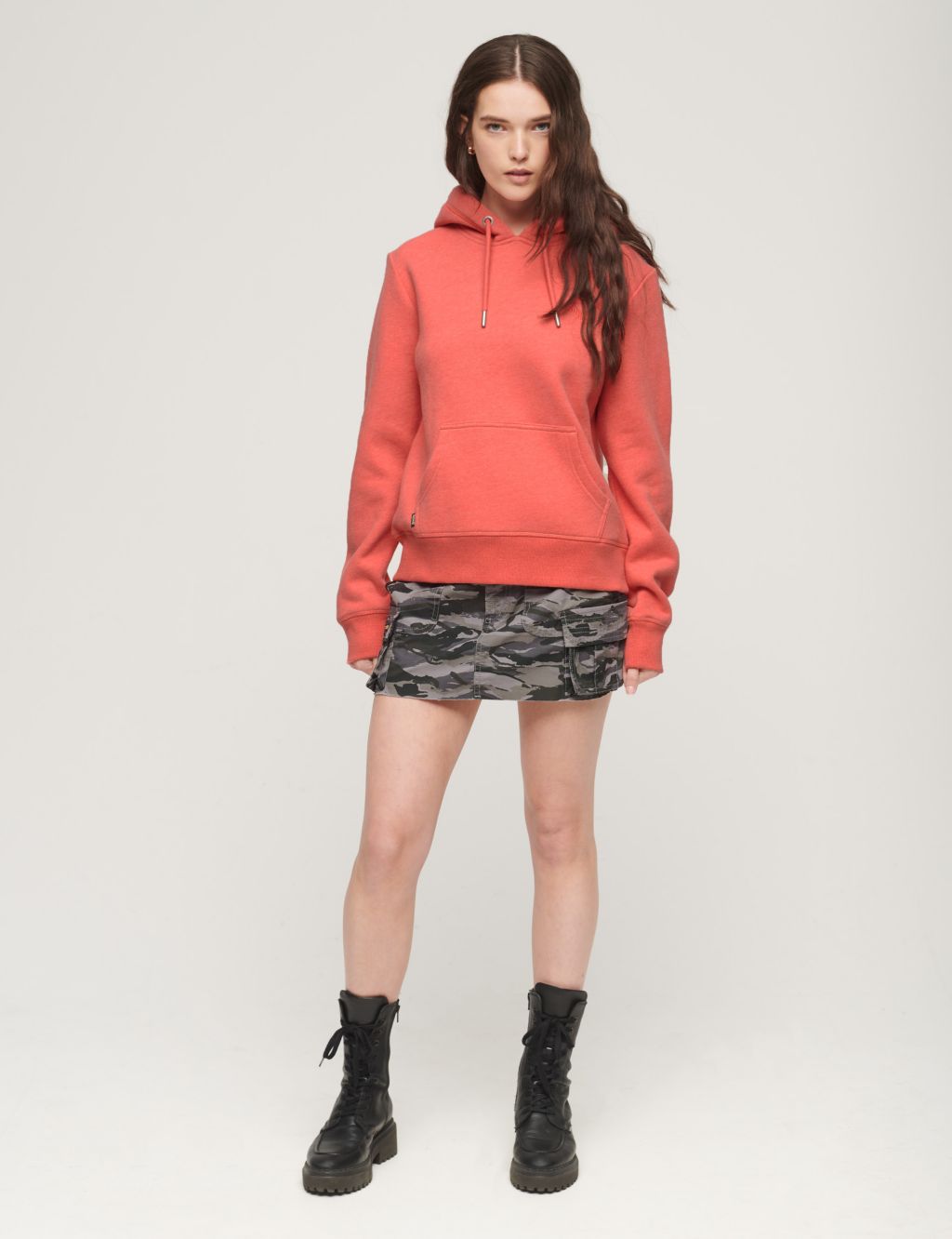 Cotton Rich Relaxed Hoodie image 2