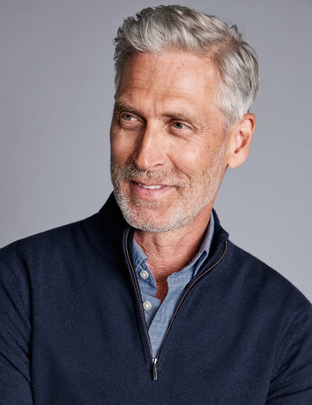 Pure Cashmere Half Zip Jumper image 4