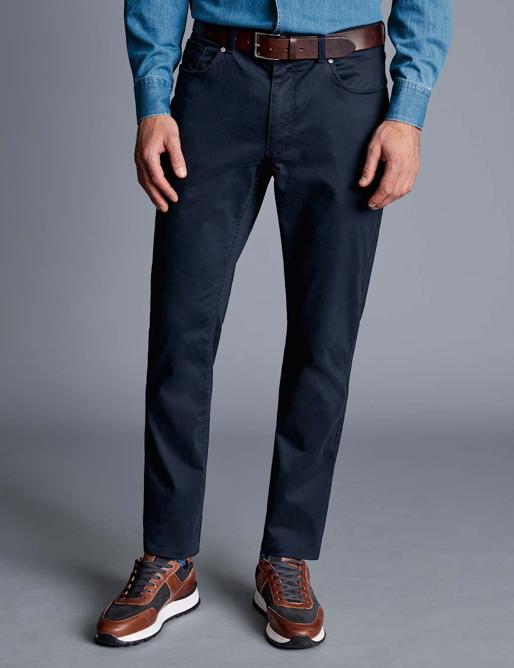 Slim Fit 5 Pocket Stretch Jeans image 2
