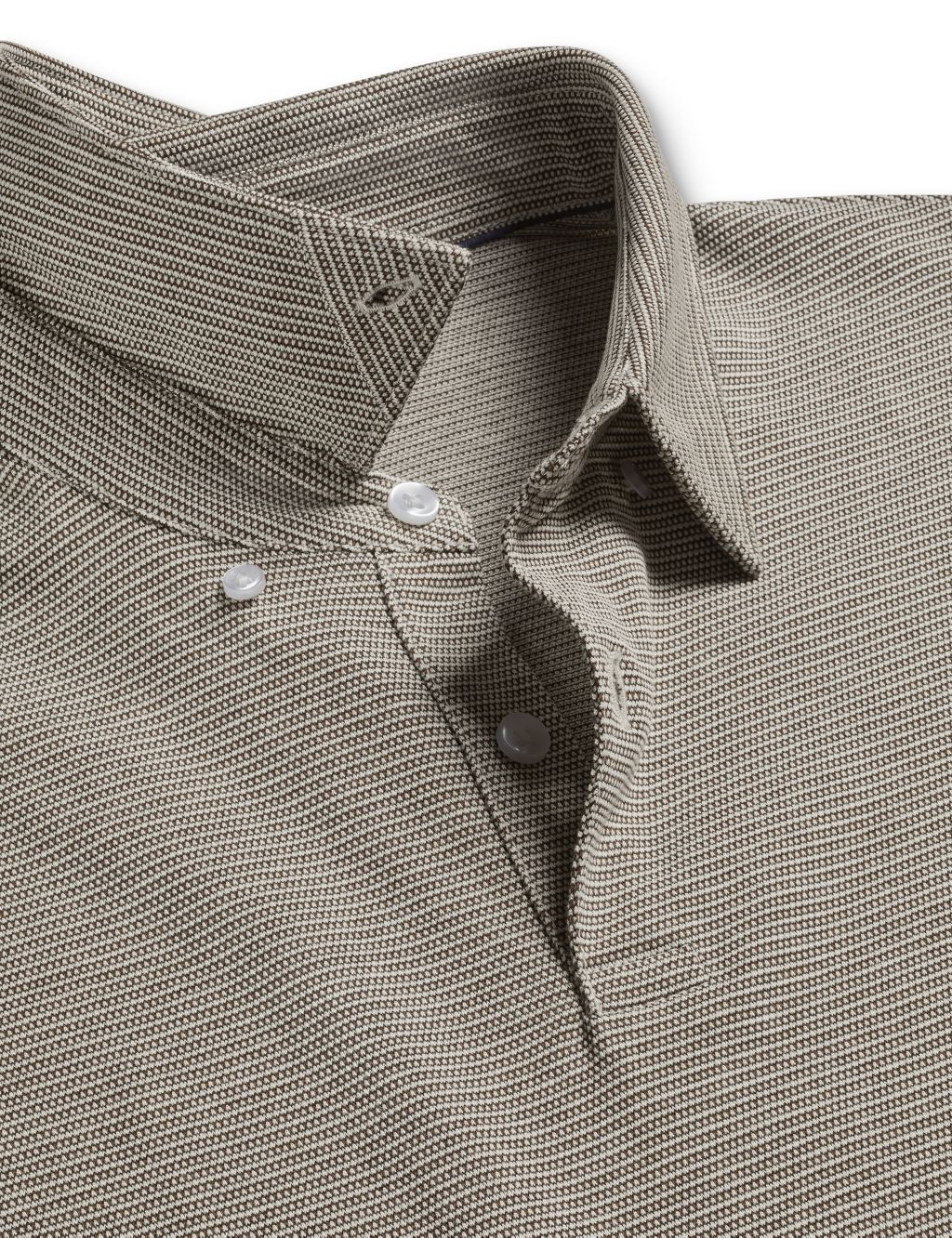 Pure Cotton Jacquard Polo Shirt image 4