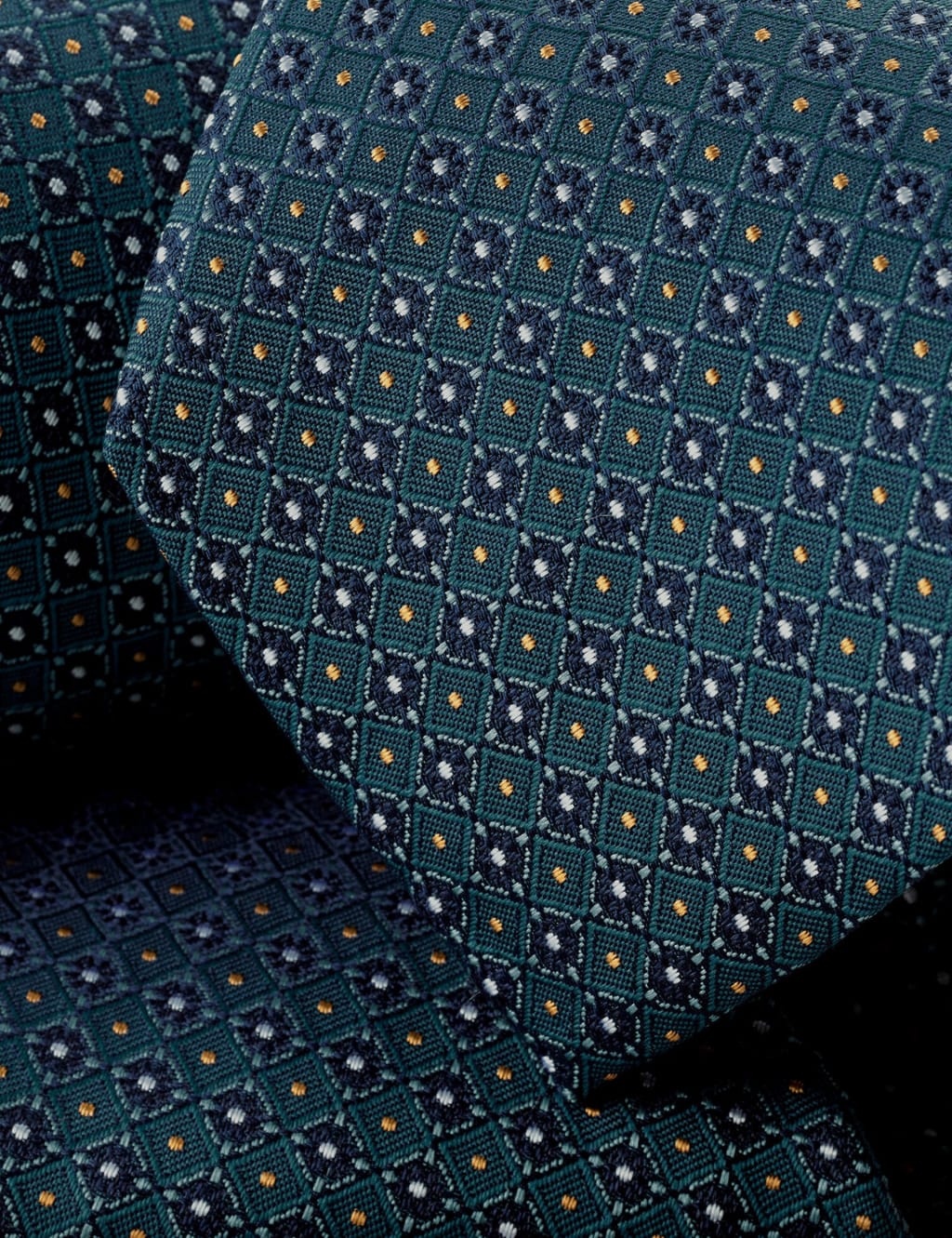 Mini Floral Pure Silk Tie image 2
