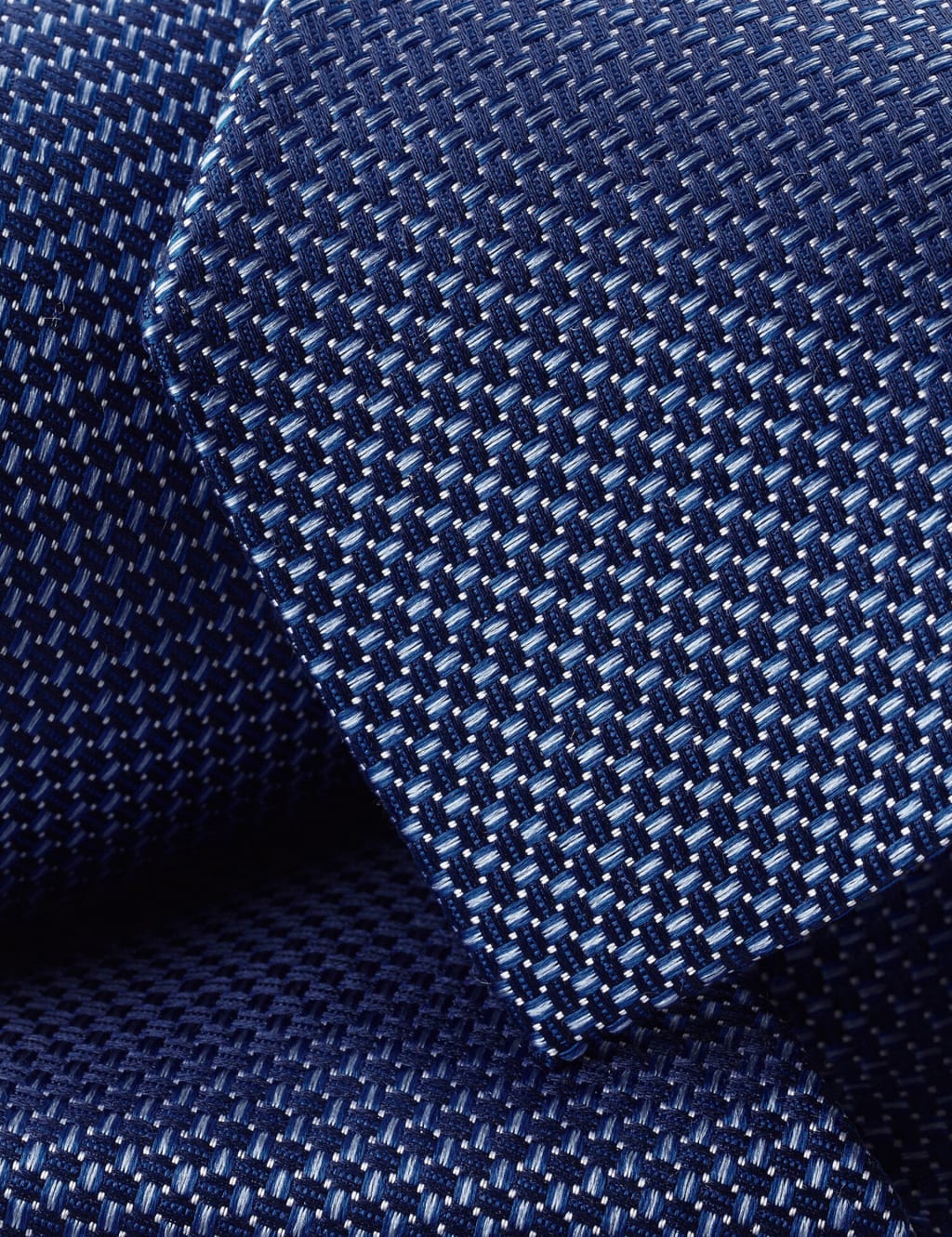 Geometric Textured Pure Silk Tie image 2