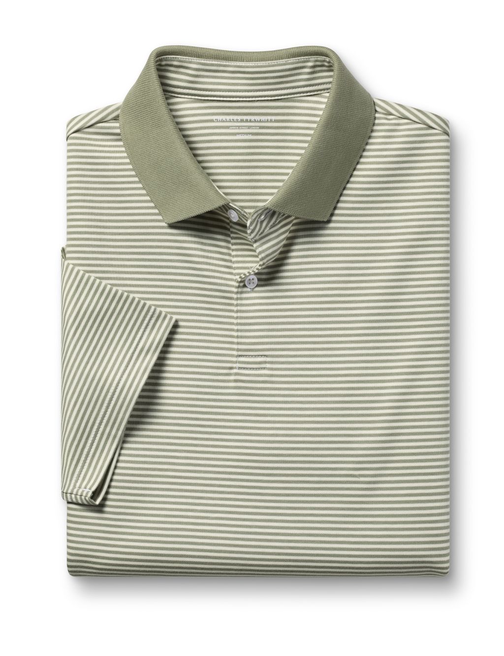 Pure Cotton Jersey Striped Polo Shirt image 2