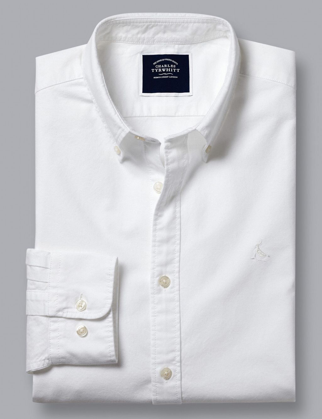 Slim Fit Pure Cotton Oxford Shirt image 1