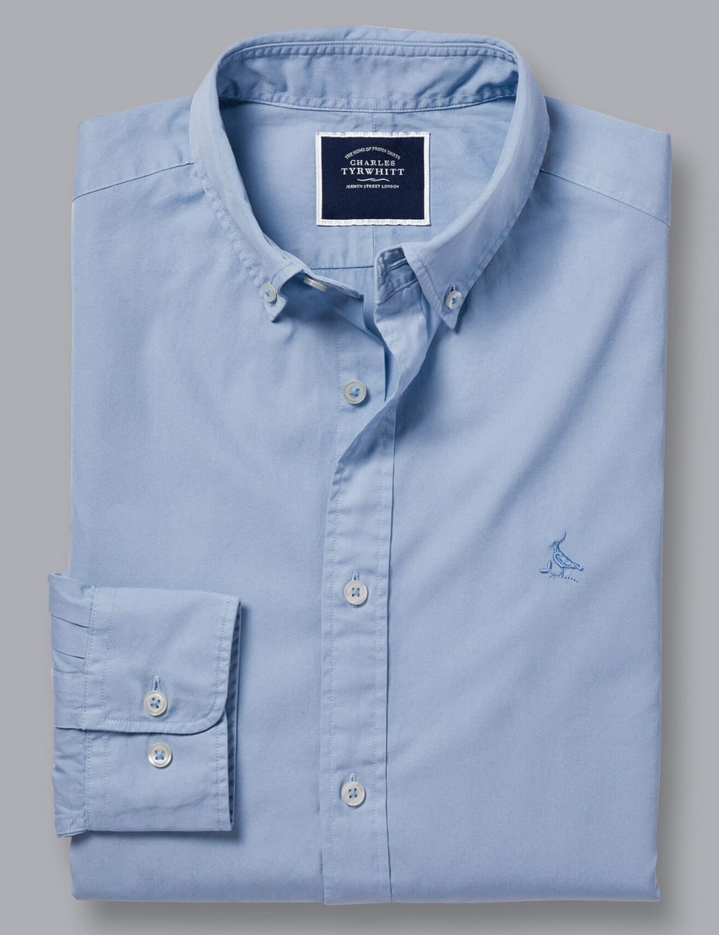 Slim Fit Pure Cotton Twill Shirt image 1