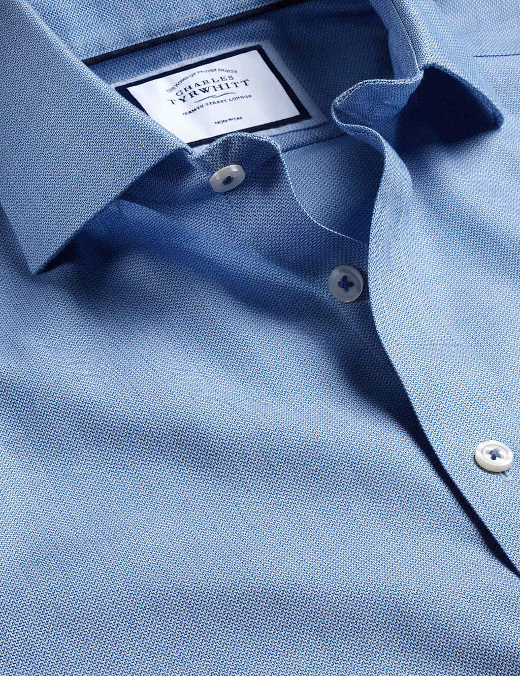 Slim Fit Non Iron Pure Cotton Shirt image 4
