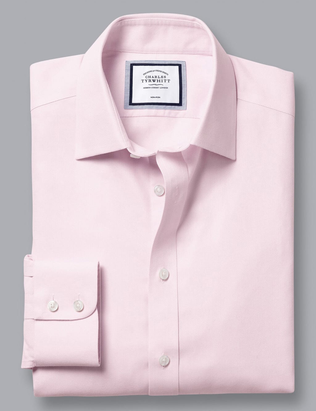 Slim Fit Non Iron Pure Cotton Oxford Shirt image 2