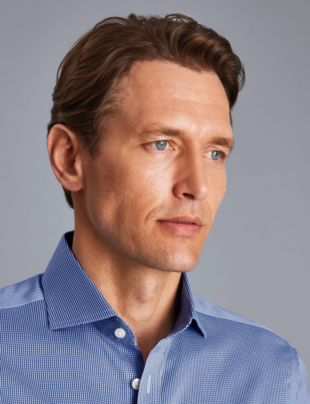 Slim Fit Non Iron Pure Cotton Shirt image 2