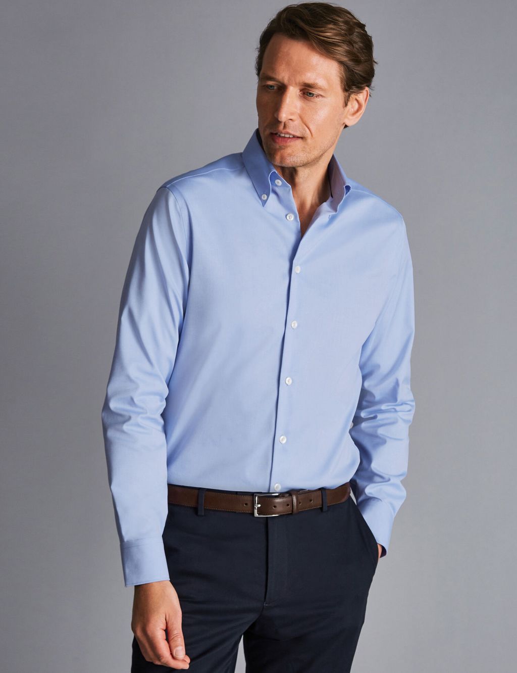 Men's Button-Down Collar Shirts | M&S