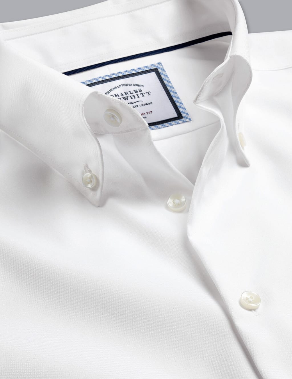 Slim Fit Non Iron Pure Cotton Oxford Shirt image 5