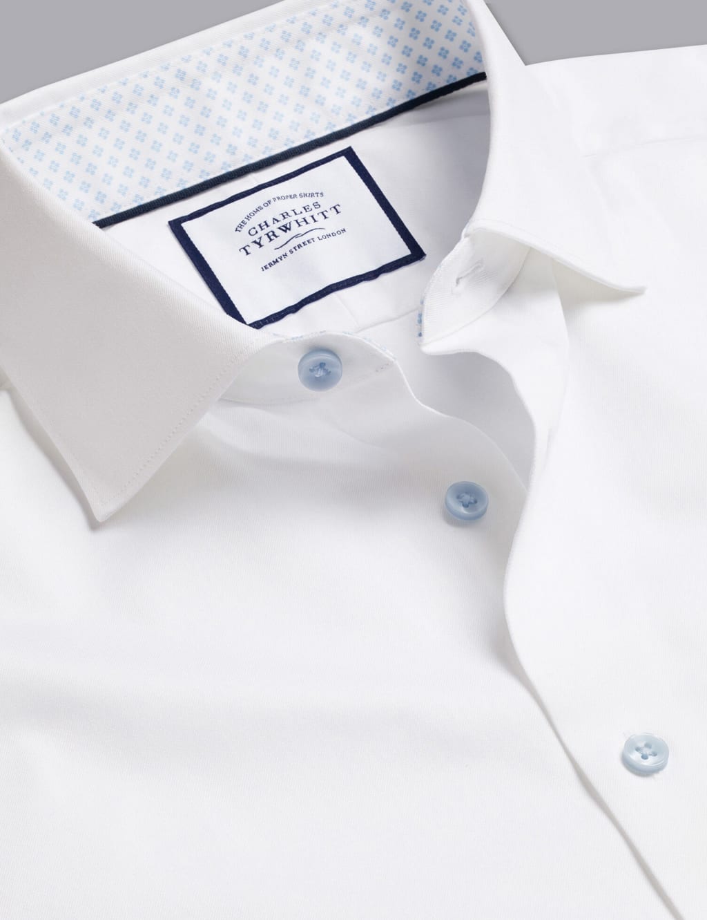 Slim Fit Pure Cotton Twill Shirt image 5