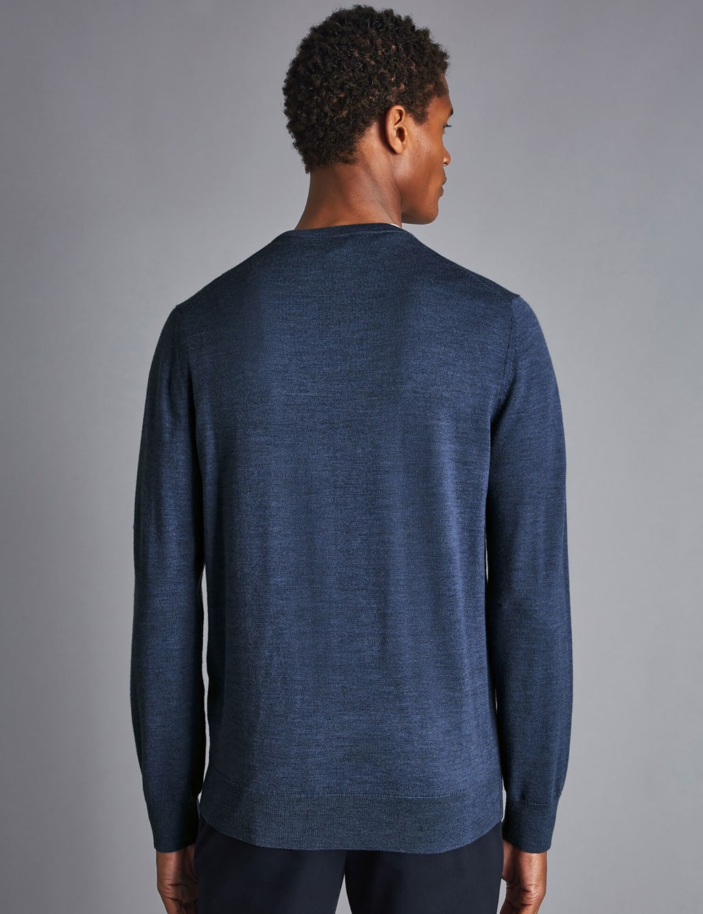 Pure Merino Wool Crew Neck Jumper image 3