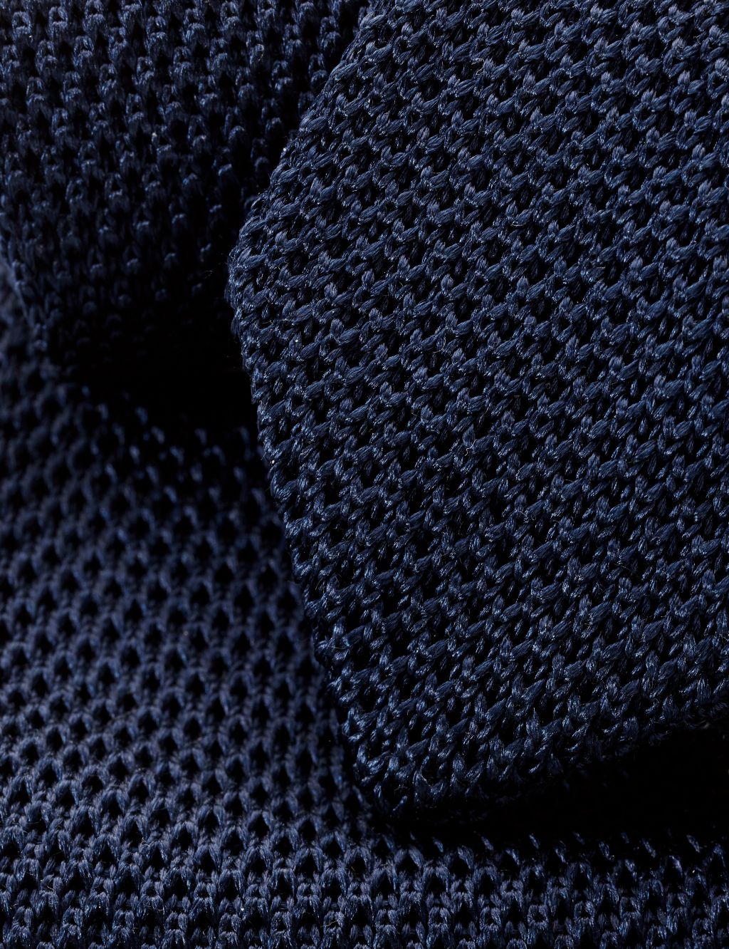 Slim Textured Pure Silk Knitted Tie image 3