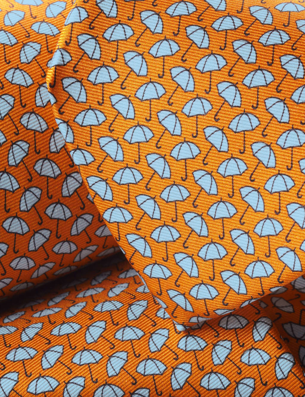 Printed Geometric Pure Silk Tie image 2