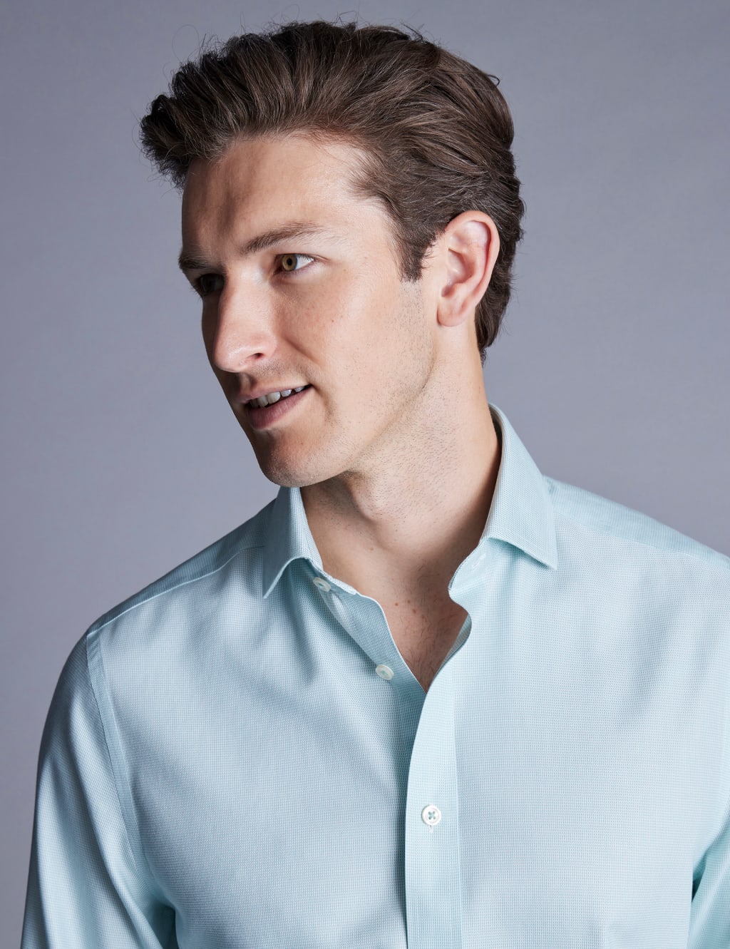 Slim Fit Non Iron Pure Cotton Shirt image 3