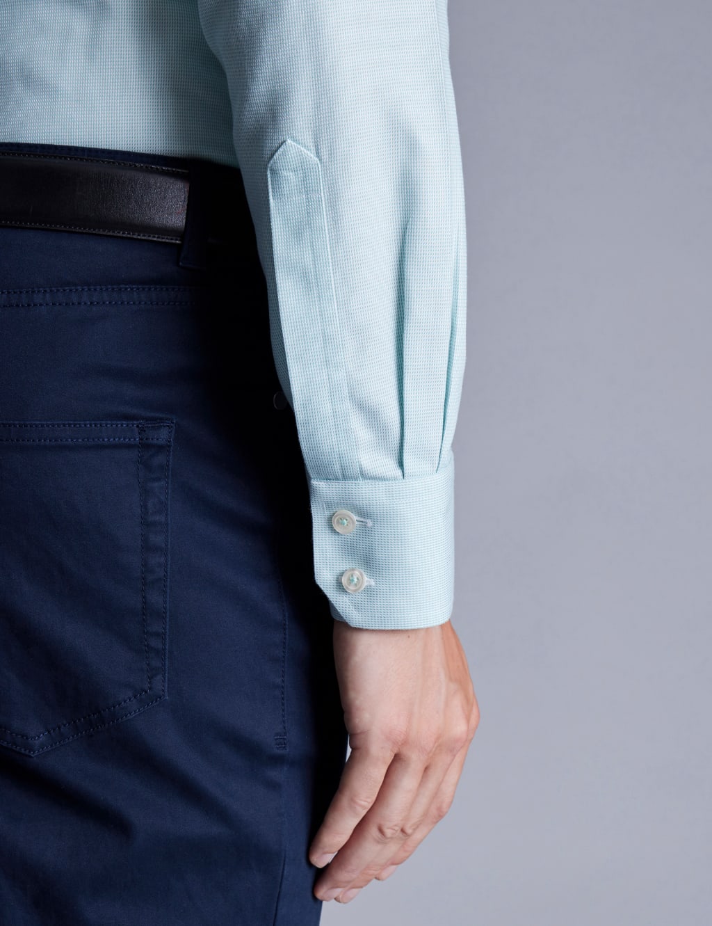 Slim Fit Non Iron Pure Cotton Shirt image 4