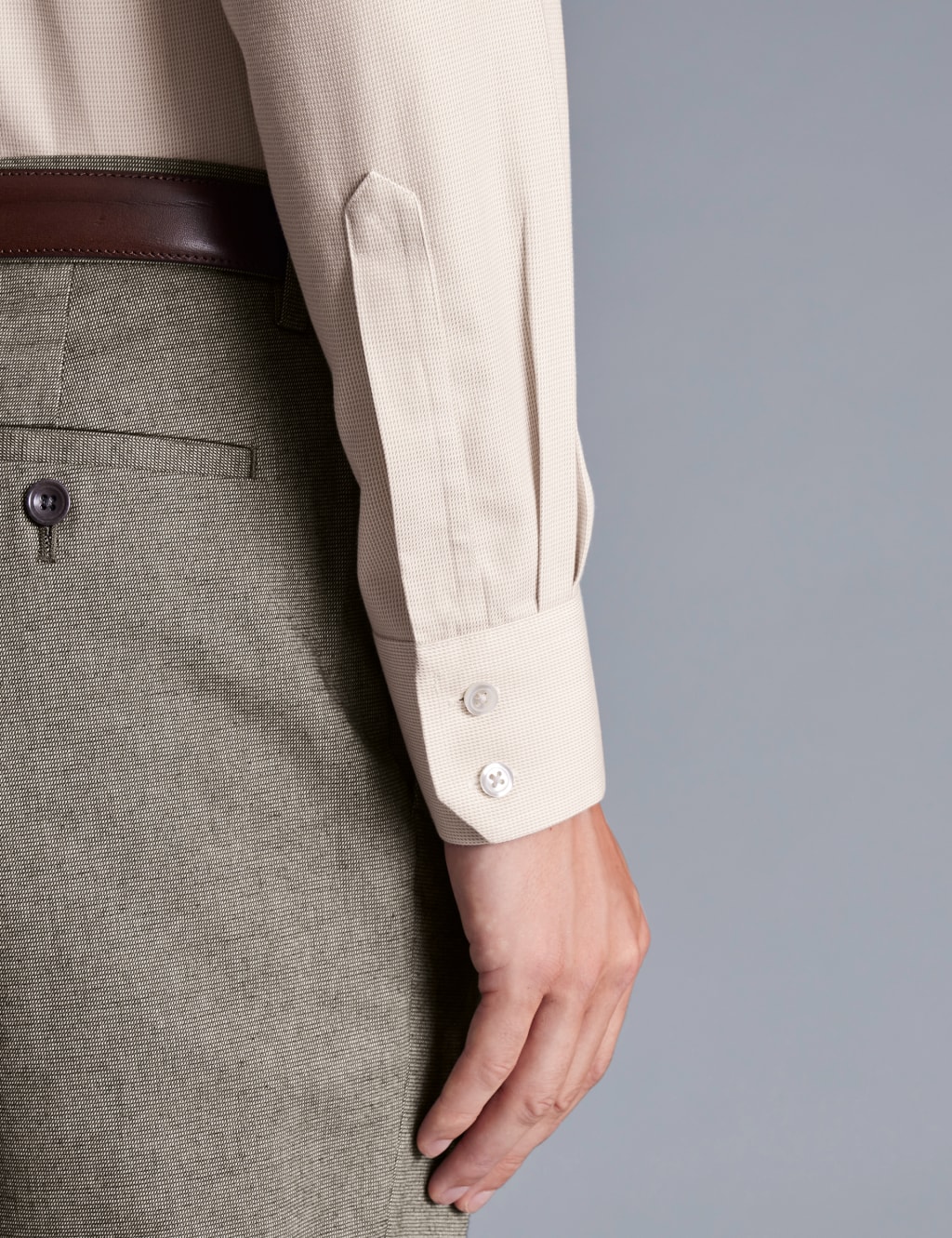 Slim Fit Non Iron Pure Cotton Shirt image 4