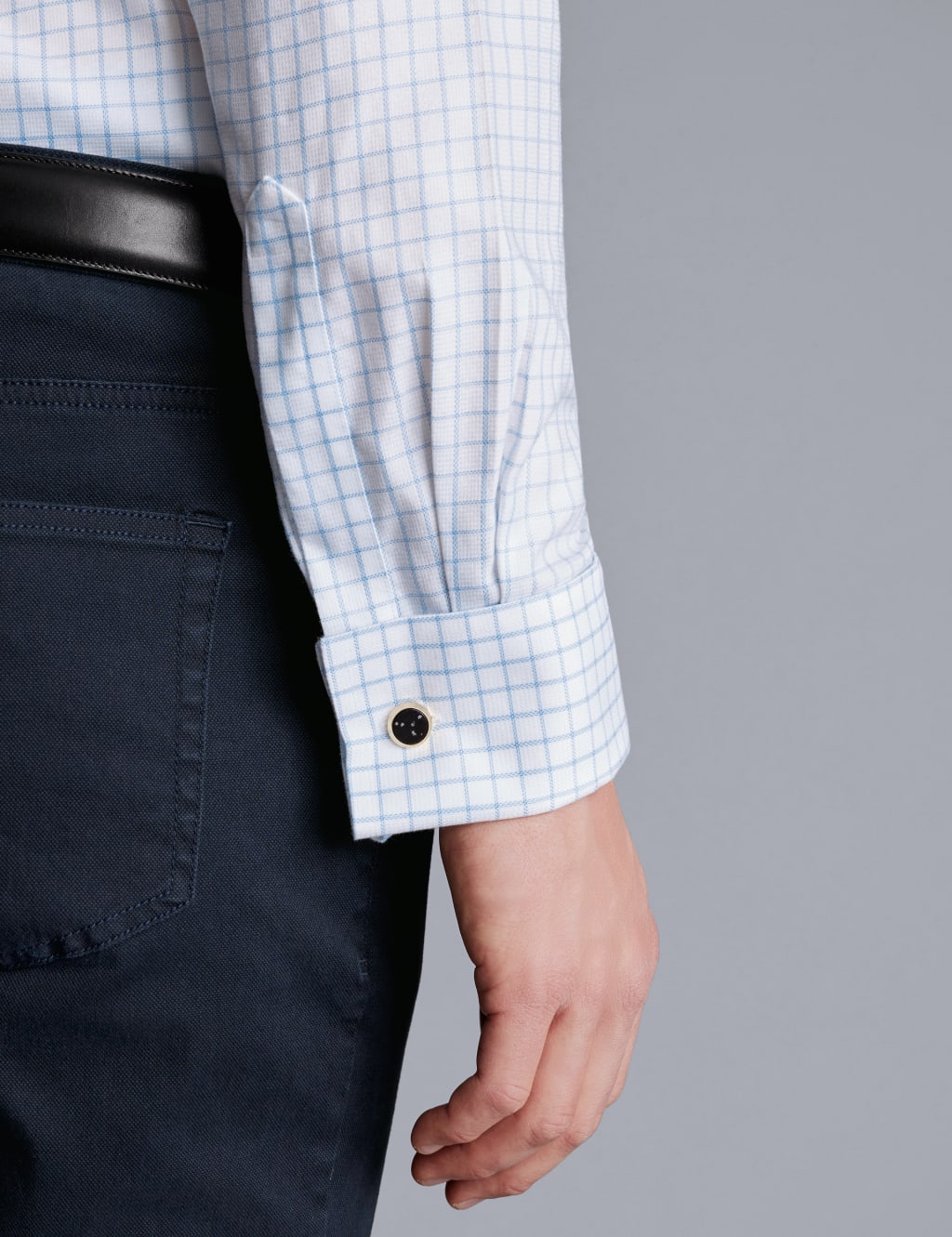 Slim Fit Non Iron Pure Cotton Check Shirt image 4