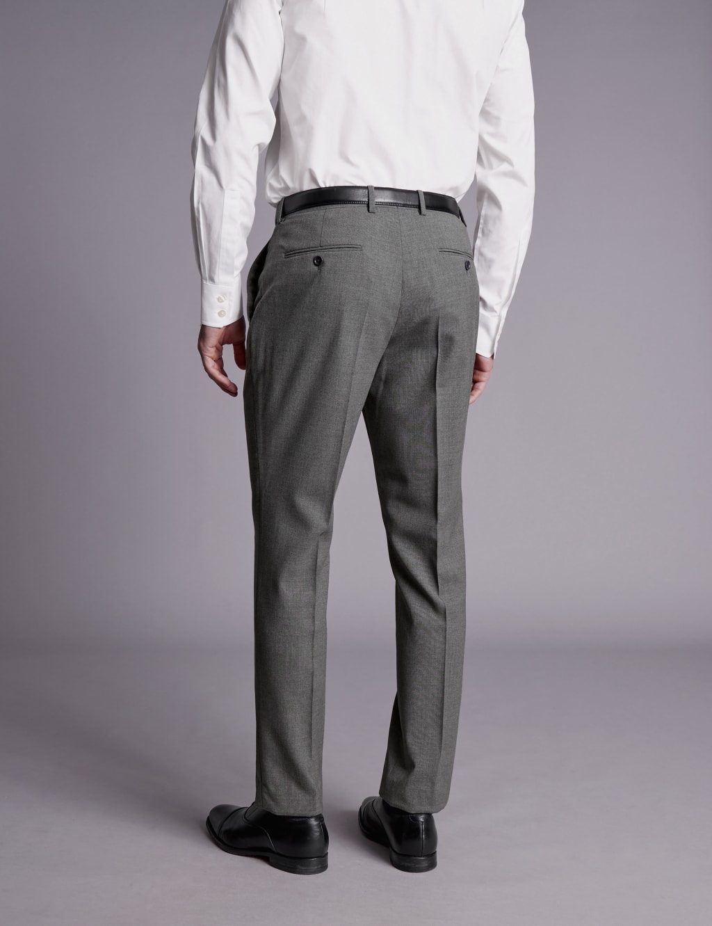 Slim Fit Pure Wool Suit Trousers image 2