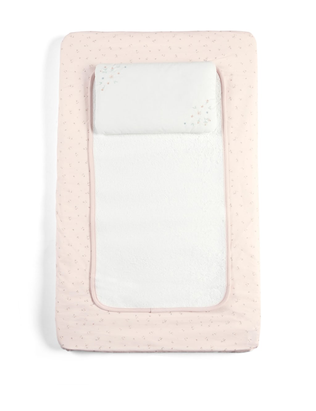 Mamas and papas pink changing mat sales