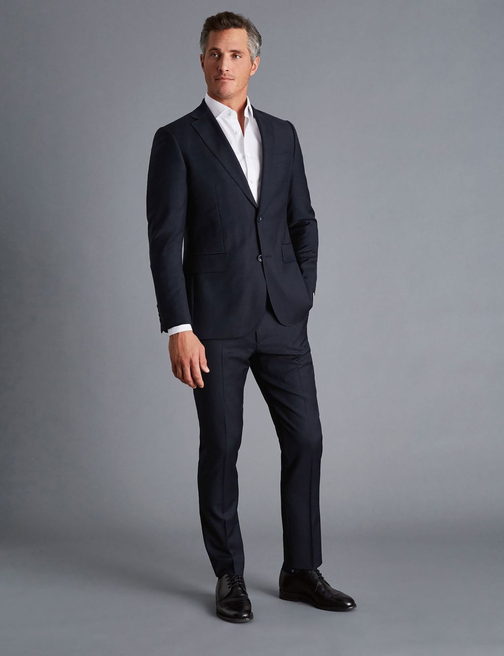 Slim Fit Pure Wool Twill Suit Jacket