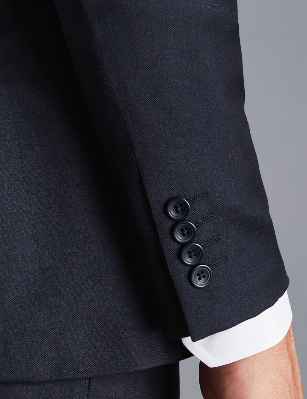 Slim Fit Pure Wool Twill Suit Jacket image 3