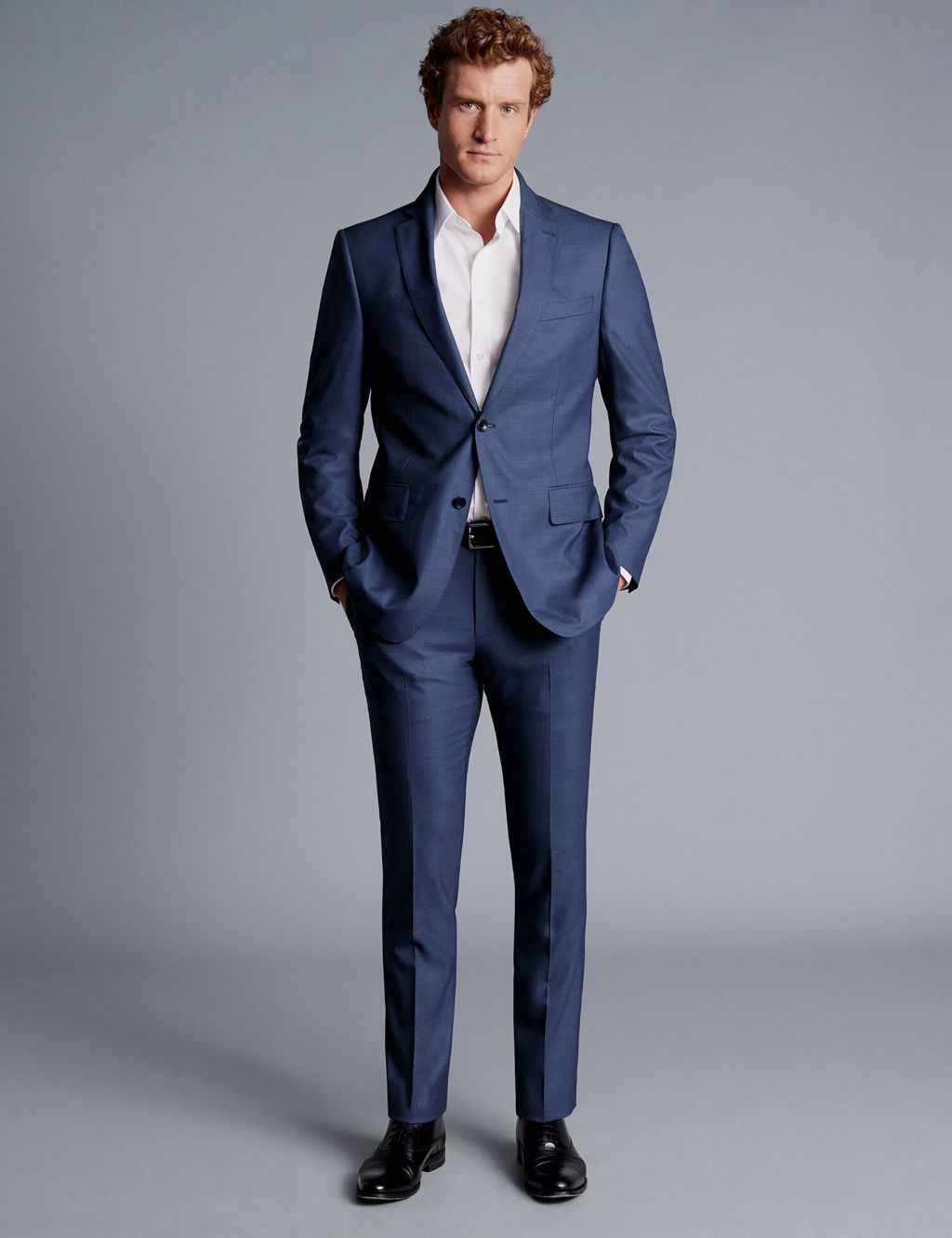Slim Fit Super 120s Wool Suit Jacket image 1