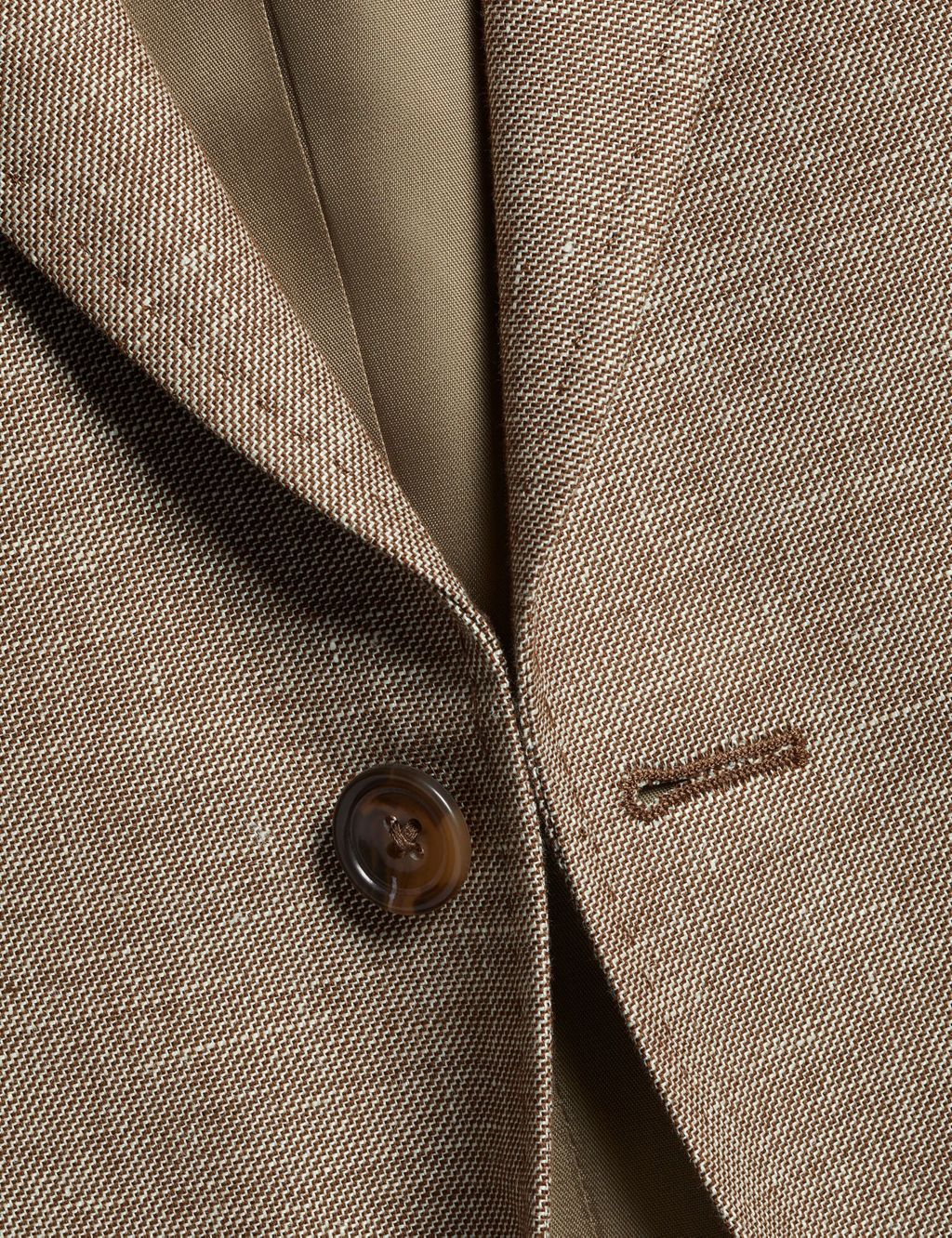 Slim Fit Linen Blend Suit Jacket image 5