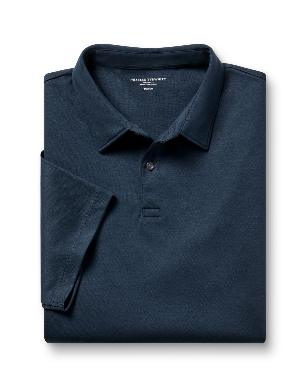 Pure Cotton Button Down Collar Polo Shirt image 2