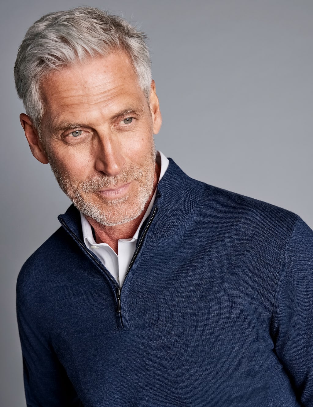 Pure Merino Wool Half Zip Jumper image 2