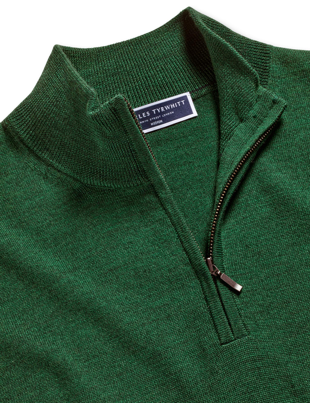 Pure Merino Wool Half Zip Jumper image 3