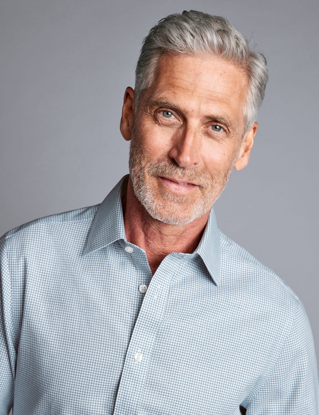 Slim Fit Non Iron Pure Cotton Check Shirt image 3