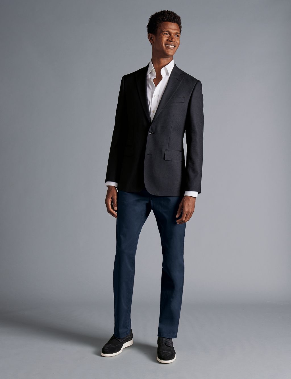 Slim Fit Pure Wool Textured Suit Jacket image 2