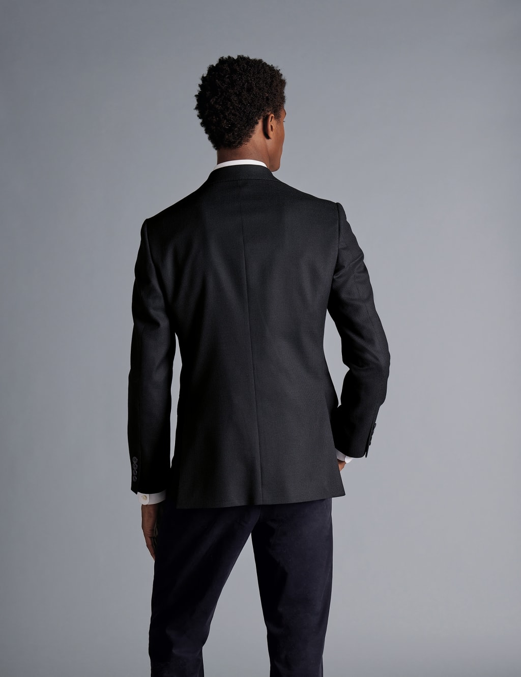 Slim Fit Pure Wool Textured Suit Jacket image 3