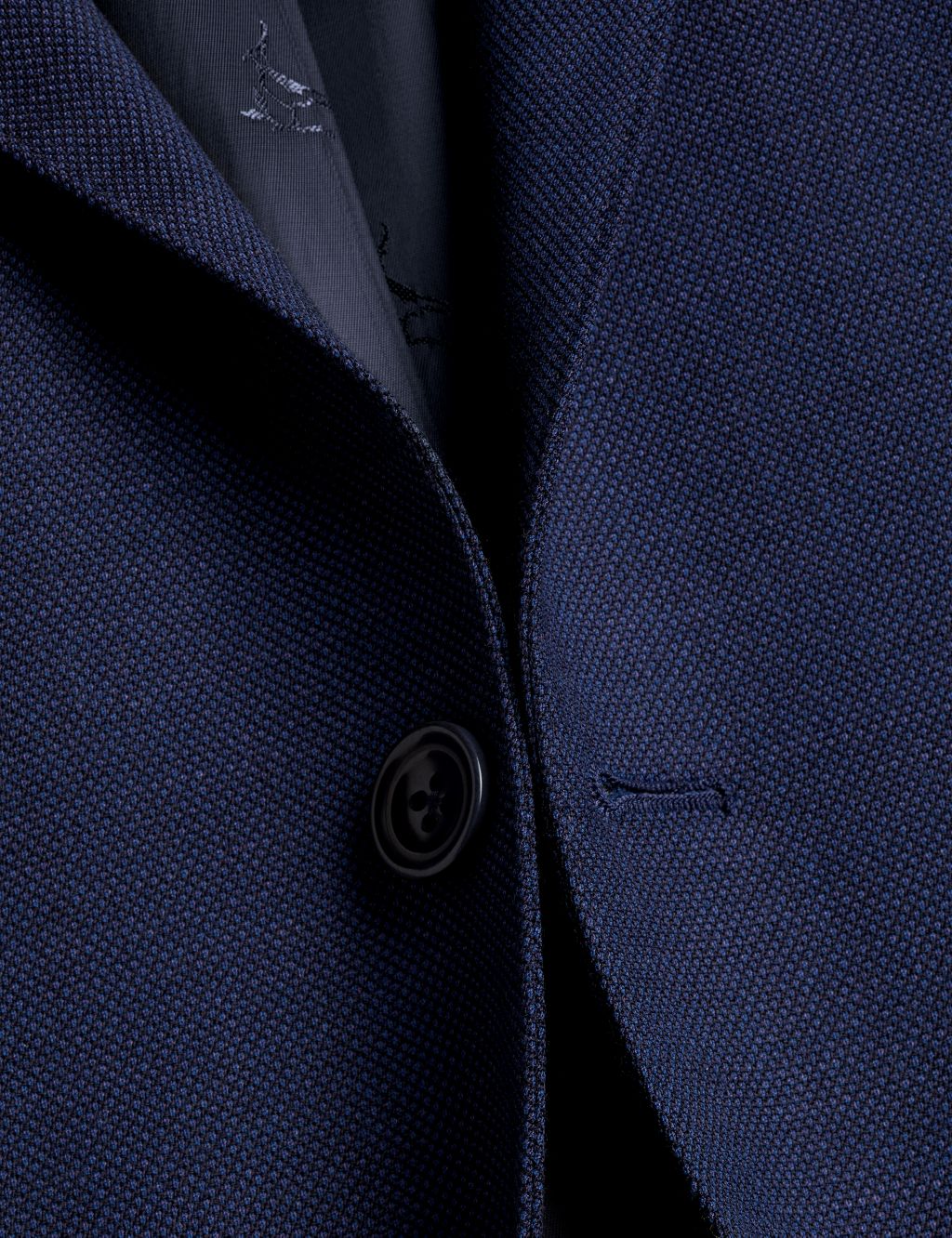 Slim Fit Super 120s Wool Textured Suit Jacket image 5