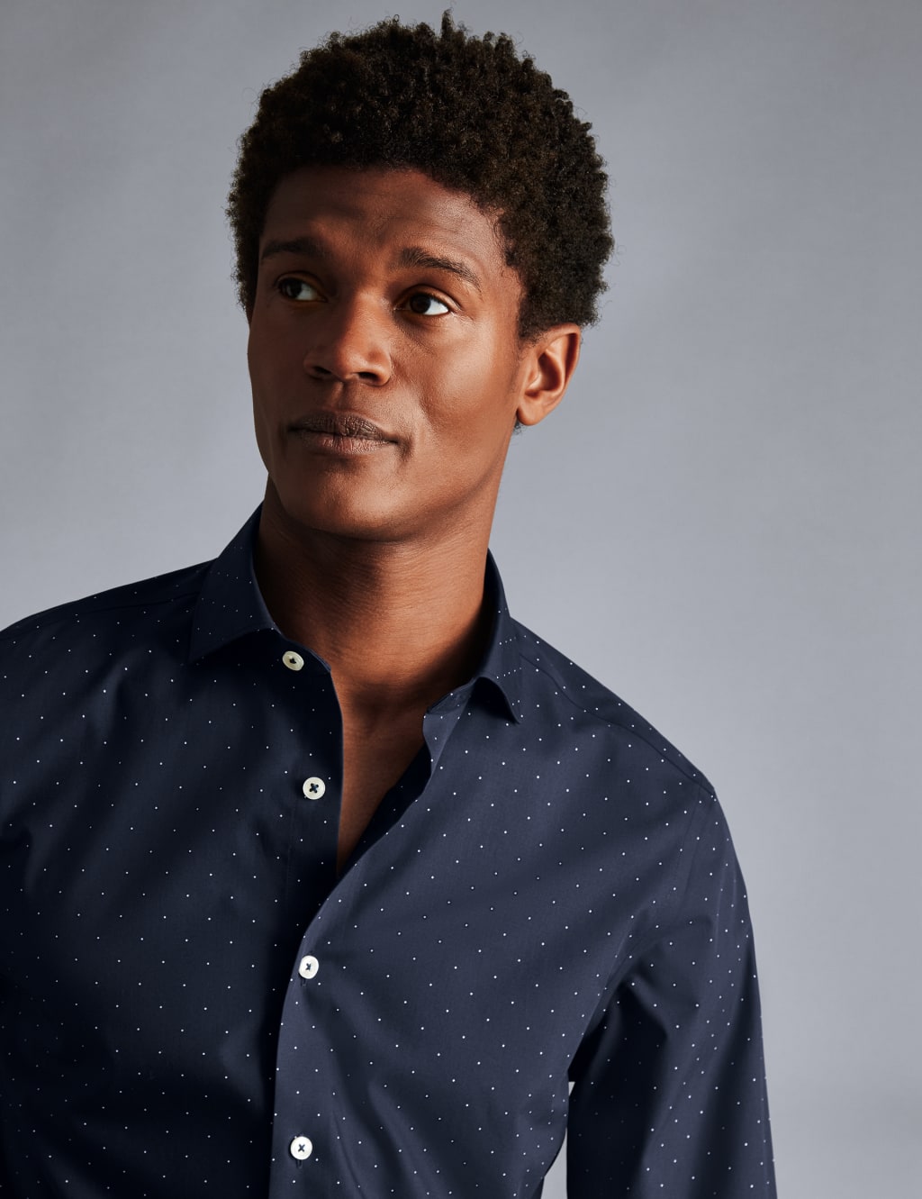 Slim Fit Non Iron Pure Cotton Print Shirt image 3